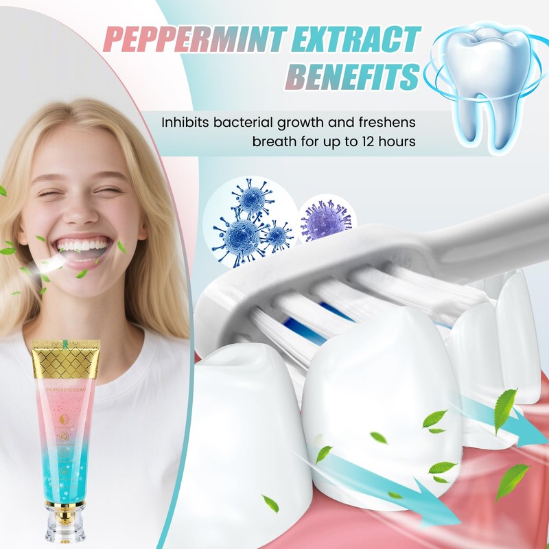 Niacinamide Whitening Toothpaste, Hydroxyapatite Toothpaste, Effectively Whitens Teeth, Protects Tooth