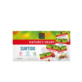 Nature's Heart Infusión Herbal 5 Sabores para Disfrutar - 20 Sobres
