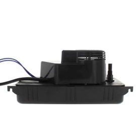 Beckett Pumps Medium High Temp Low Pro Condensate Pump, 20 Ft Shutoff, 1/30 HP, 230V, Black, Plastic, Modern/Industrial