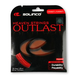 Solinco Outlast Tennis String Set-Red-16