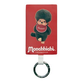 [グランサンク] スマホリング 薄型 モンチッチ マルチリングプラスLサイズ【レッド】スマートフォンリング ホールド リング 落下防止 可愛い