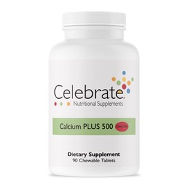 Celebrate Calcium Citrate Plus chewable 500mg - Cherry Tart - 90 Count