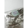 50PCS 20/25/30/38/45mm Silver Plated Metal Back Brooches Bar Pin (38mm)