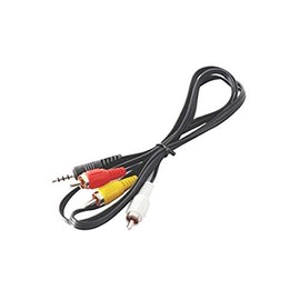 Pyle Aux (RCA-to-3.5mm) Connection Cable (for Pyle Multimedia Disc Player Models: PDV71BK, PDV71BL, PDV71RD, PDV71WT, PDV91BK, PDV91BL, PDV91RD, PDV91WT, PDV101BK, PDV156BK)