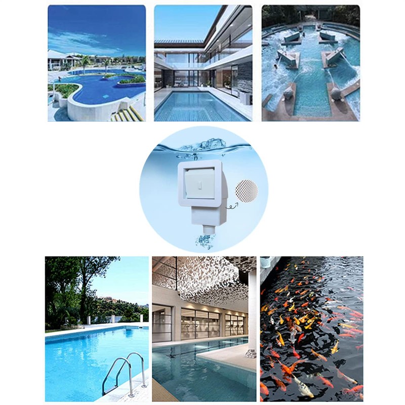 Hapivida 2pcs Swimming Pool Skimmer Lid 19.5x14cm Plastic Skimmer Cover