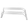 Stainless Steel Double Row Wine Glass Stemware Rack Hanging Stemware
