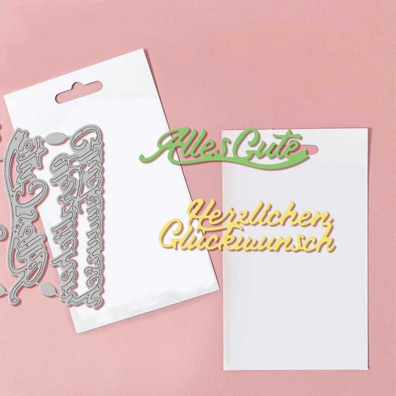 GLOBLELAND 3D Cutting Dies for Square Boxes, Metal Photo Frame,