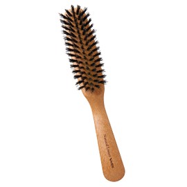 Bess Natural Luster NL-1300 Hair Brush, 100% Natural Pig Hair, Brushing Brush, Brown, 1 Piece (x 1)