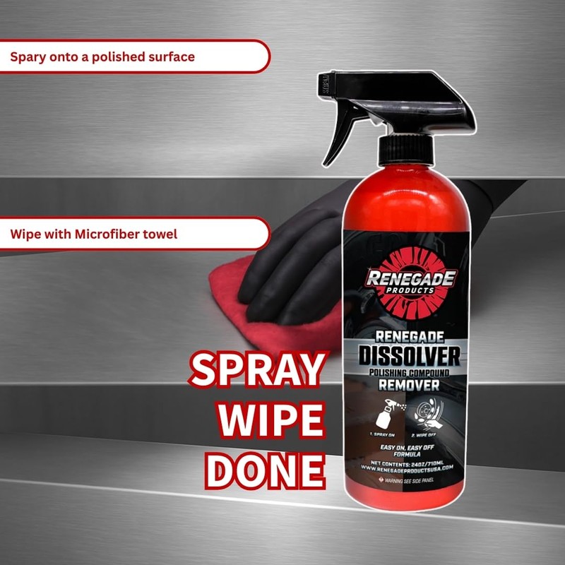 Renegade Dissolver - Premium Polishing Compound Remover for Effortless Cleaning