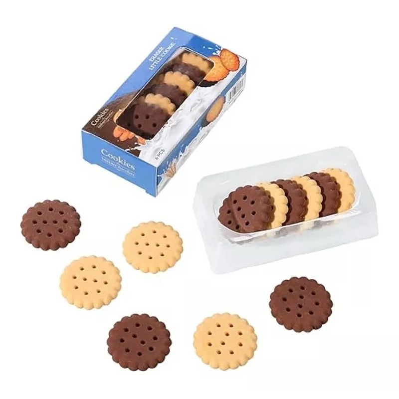 cookie ERASERS 20pz De Gomas Forma De Galleta Kawaii Borradores