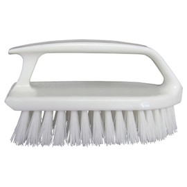 STAR BRITE Scrub Brush/Curved Plastic Handle (040027)