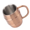 Stainless Steel Beer Mug Double Layer Insulation Multipurpose Safe Ergonomic