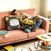 2Pcs Back to School Pillow Covers 18" x 18" School-Bus