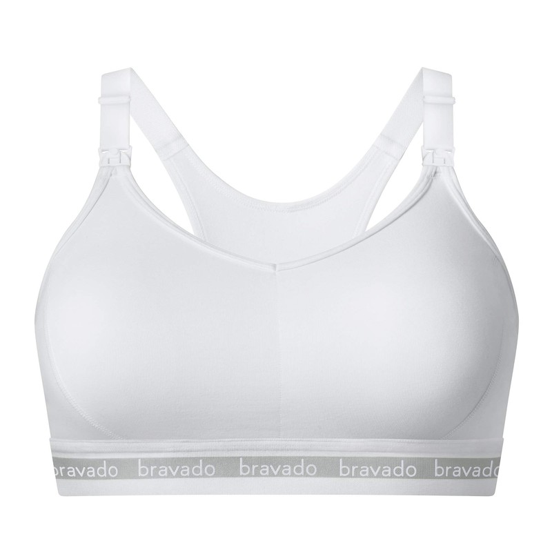 Bravado! Designs Original Full Cup Nursing Bra (White, S)