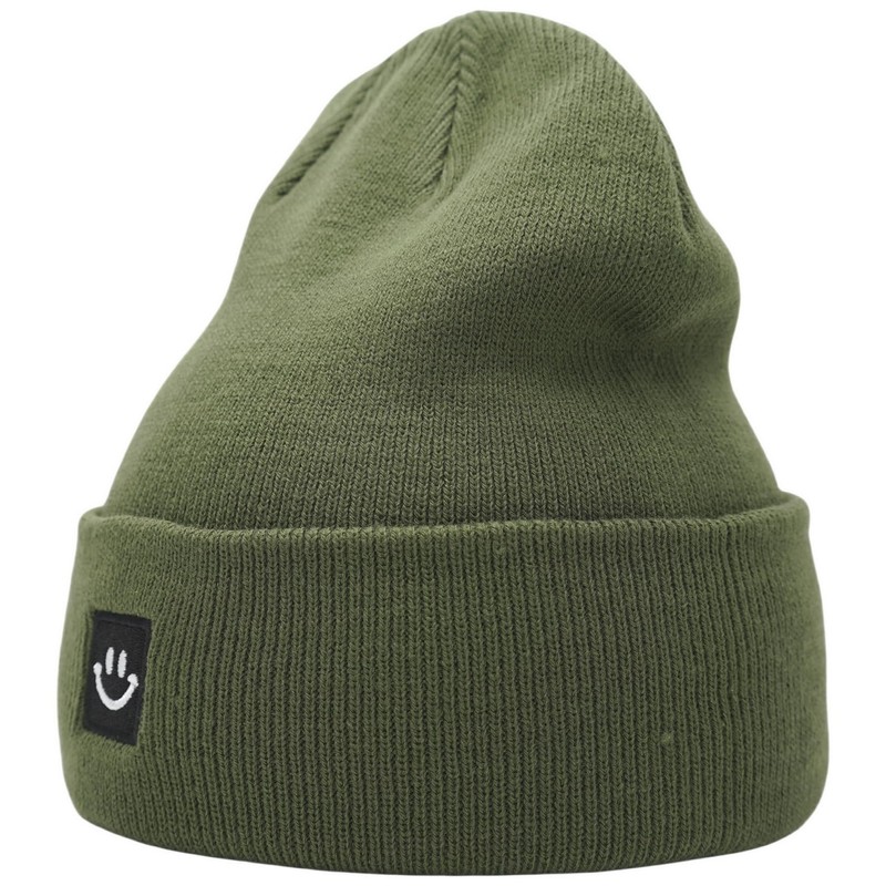 55cube Olive Green Beanie Hat