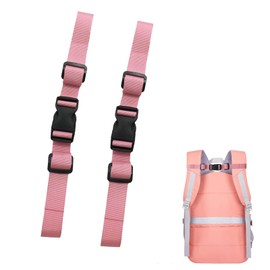 HOTMNTY Chest Strap for School Bags, Adjustable Backpack Chest Strap with Quick Release, Durable Nylon Chest Strap, Backpack Accessories for School Bags, Jogging, Hiking, 2 Pairs