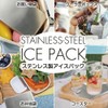Stainless Steel Ice Pack, Long Lasting, Compact, Reusable Cooler Box,