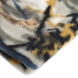 RALSPEC Woodland Camouflage Fleece Thermal Beanie Hat Warm Microfleece Camo Winter Skull Cap Hunting Shooting Outdoors English Oak Tree Real Leaf Pattern