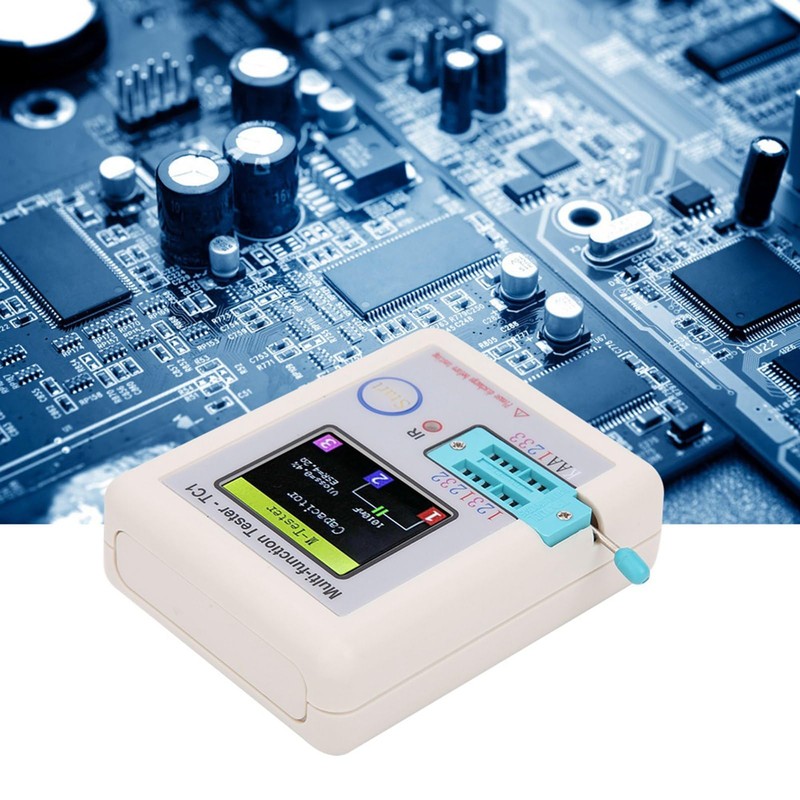 Probador de transistores multifunción Pantalla de visualización TFT de 3.5