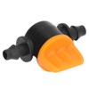 100Pcs 4/7 Barb Valve Irrigation Mini Pipe Water Valve Through