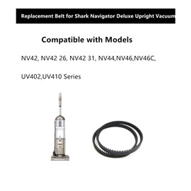 Replacement Belt for Shark Navigator Deluxe Upright Vacuum,Compatible with Models:NV42,NV44,NV46,UV402（2 Belt)