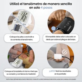 Tensiómetro Digital de Brazo Femmto KF-65X para 2 Usuarios                                                                                            