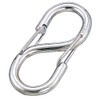 Stainless Steel Metal Fittings, S Can Hook, Total Length: 3.0 inches (75 mm), Opening 0.4 inches (9 mm), Working Load 66.1 lbs (
