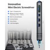 Mini Electric Screwdriver Set 140-IN-1: UnaMela Small Electric Screwdriver Cordless
