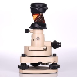 360 Degree Prism, Total Station Prism, 360 Degree Universal Prism Lens Triangular Glass Prism for Surveying Ranging, Total Station Surveying Equipment