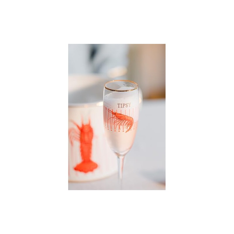 YVONNE ELLEN Glass Collection, Wine, Champagne, Gin (Shrimp Flute)