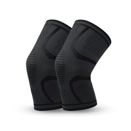 Rodilleras Deportivas Rodilleras de Soporte Adecuado para Voleibol Baloncesto GYM Correr Rodilleras de Compresion Para Basketball Voleibol(Negro,M)   
