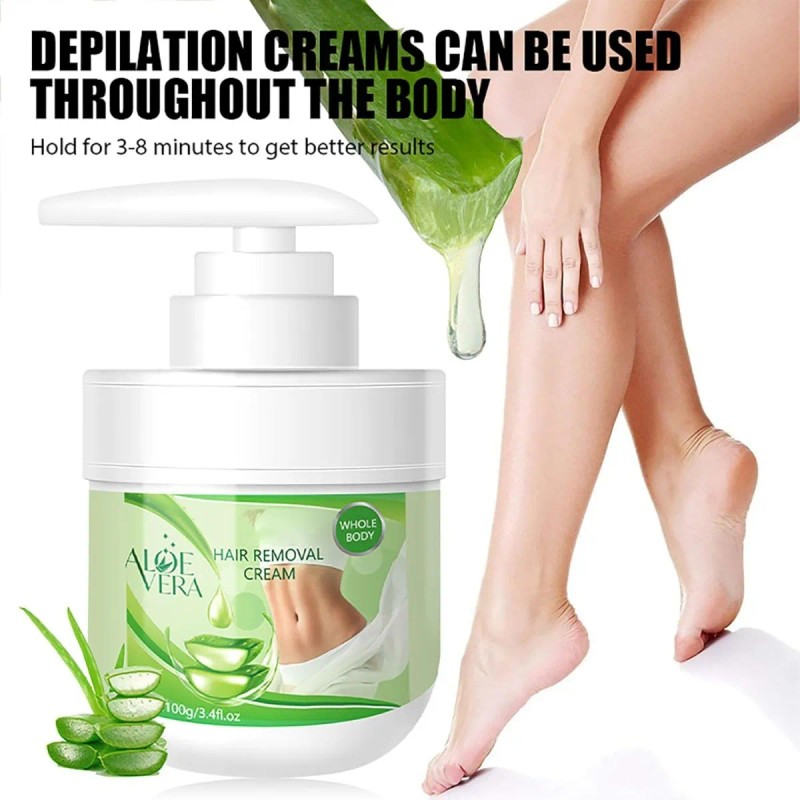 Crema Depilatoria Facial Femenina, Suave Y No Irritante