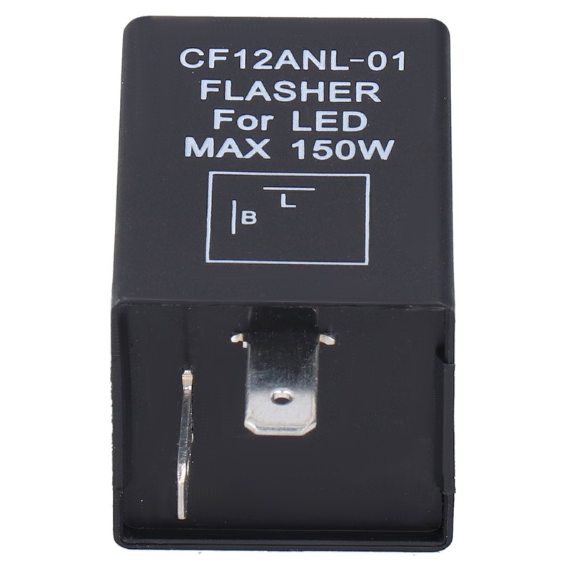 2Pcs LED Flasher 2‑Pin Electronic Relay Normally Open Car Turn