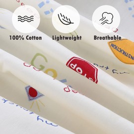 Danica 100% Cotton Fitted Baby Crib Sheet 3 Pack for Baby Boys Girls |Standard Crib and Toddler Mattress Sheets |28x52 Inch (Transportation)