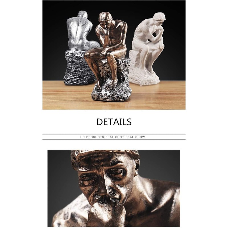Aendu Creative Thinker Statues Individual Figurine for Living Room Decor