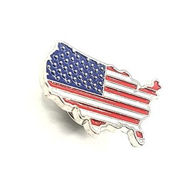 USA United States of America American Flag Country Metal Enamel Pin Badge