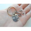 Law Scales Charm Keychain with Believe in Yourself Charm