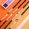BEILI 8 piezas Juego de brochas de maquillaje de ojos