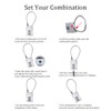 SISAV 3 Digit Cable Combination Lock 12 inches Cable for