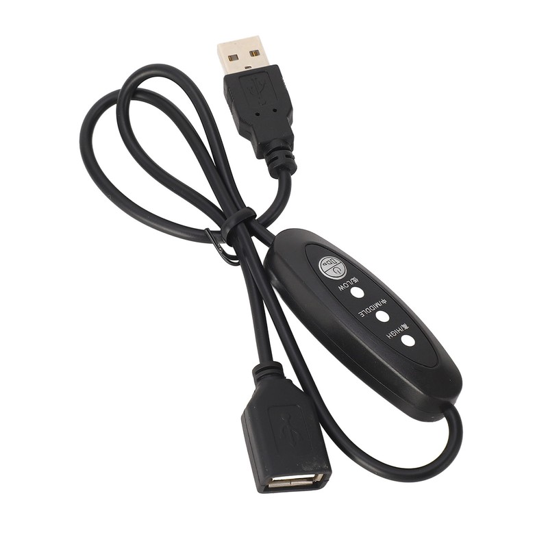 USB5V Thermostat Extension Cord Male in Female Out Flexible PVC