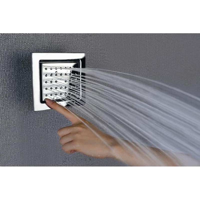 Cascada Modern Solid Structure 34-Nozzle 4 Inch Brass Body Spray