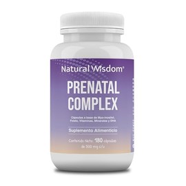 NW Prenatal Complex 180 Capsulas Myo Inositol Magnesio Zinc Vitamina D, A, C, Omega 3 y Folato | Ingredientes Naturales | Gluten Free Soya Free Lacteo