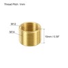 PATIKIL M14 to M12 Fine Thread Adapter Reducer Thread Reducing
