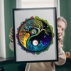 KAAYEE Wooden Jigsaw Puzzles-Wooden Puzzle Adult Unique Shape Advanced Yinyang