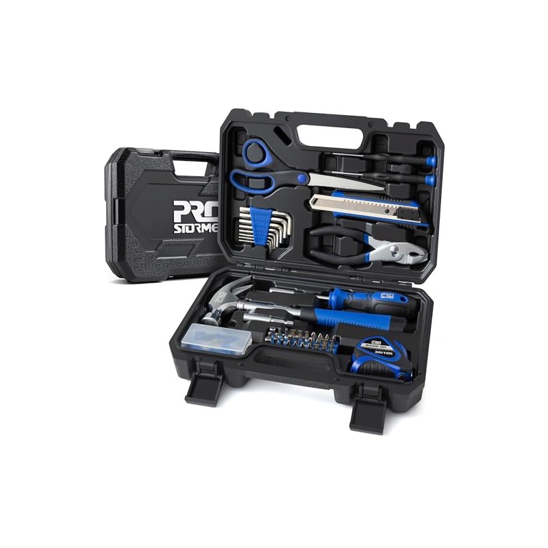 Prostormer 93-Piece Tool Kit, Basic Household Repair Tool Set with