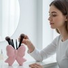 Jingmore Bow Vase Coquette Ceramic Vase Pen Holder Makeup Brush