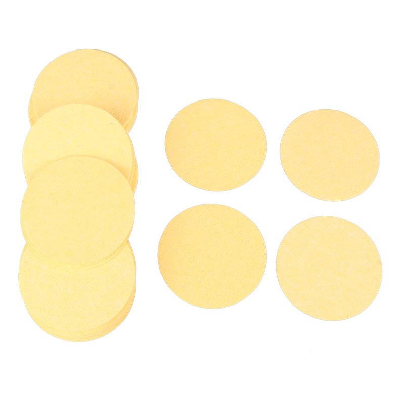 Compressed Wood Pulp Facial Sponges Natural Cellulose Face Sponge for