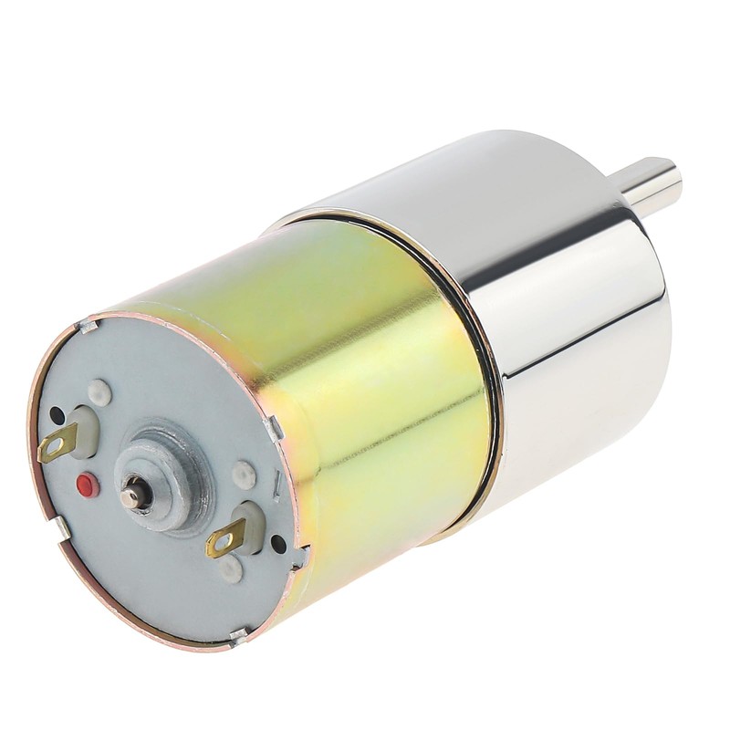 ZVKV 12V DC Motor 200RPM High-Torque Geared Motor with 37mm