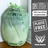 ECOBEWUS 100% Compostable 13 Gallon Bags (35 Bags) Tall Kitchen