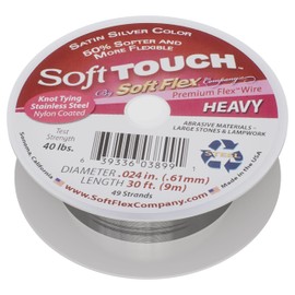 Soft Touch 49 strand Beading Wire .024 Inch 30 Ft Soft Flex